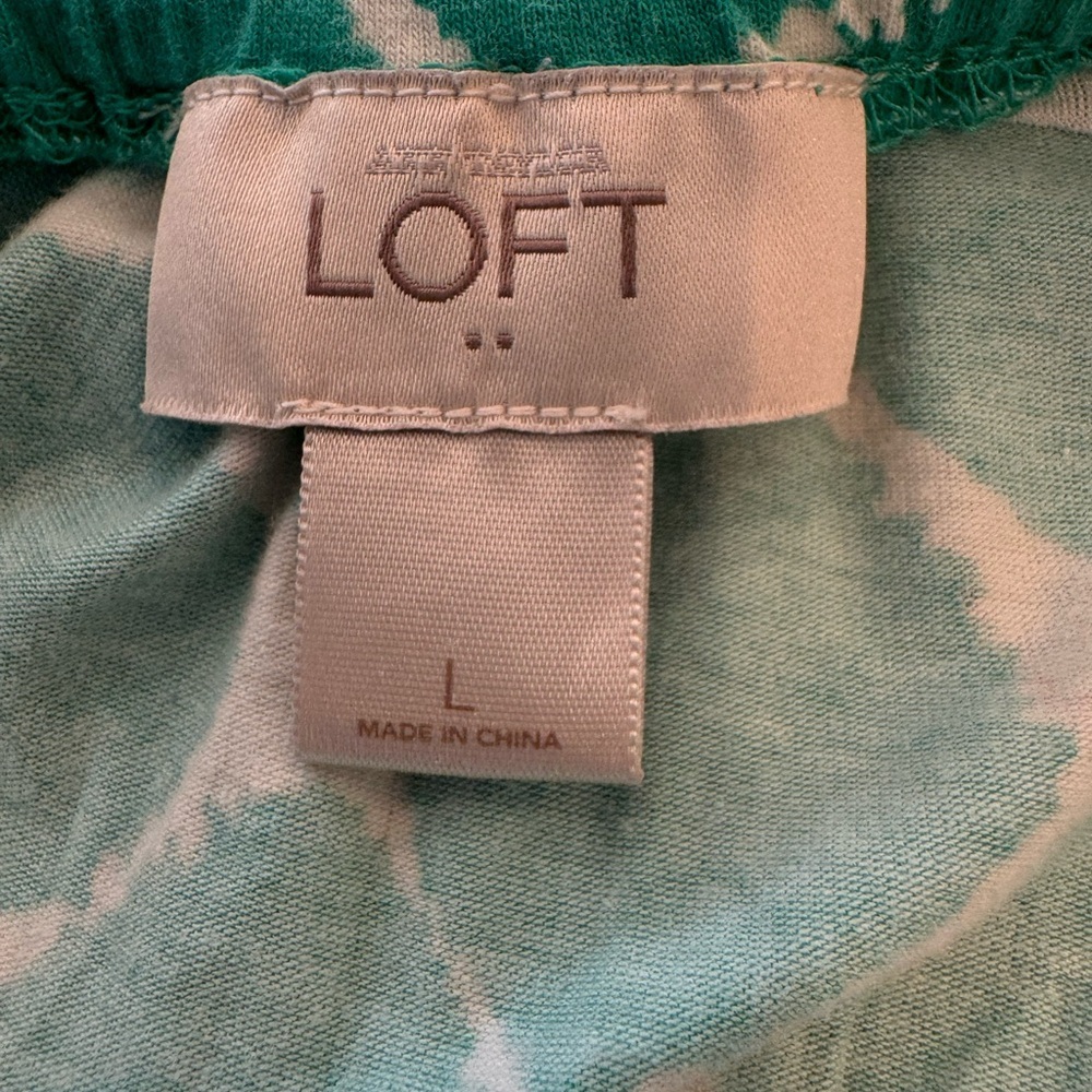 Loft Halter Giraffe Print Maxi dress large - Picture 6 of 11